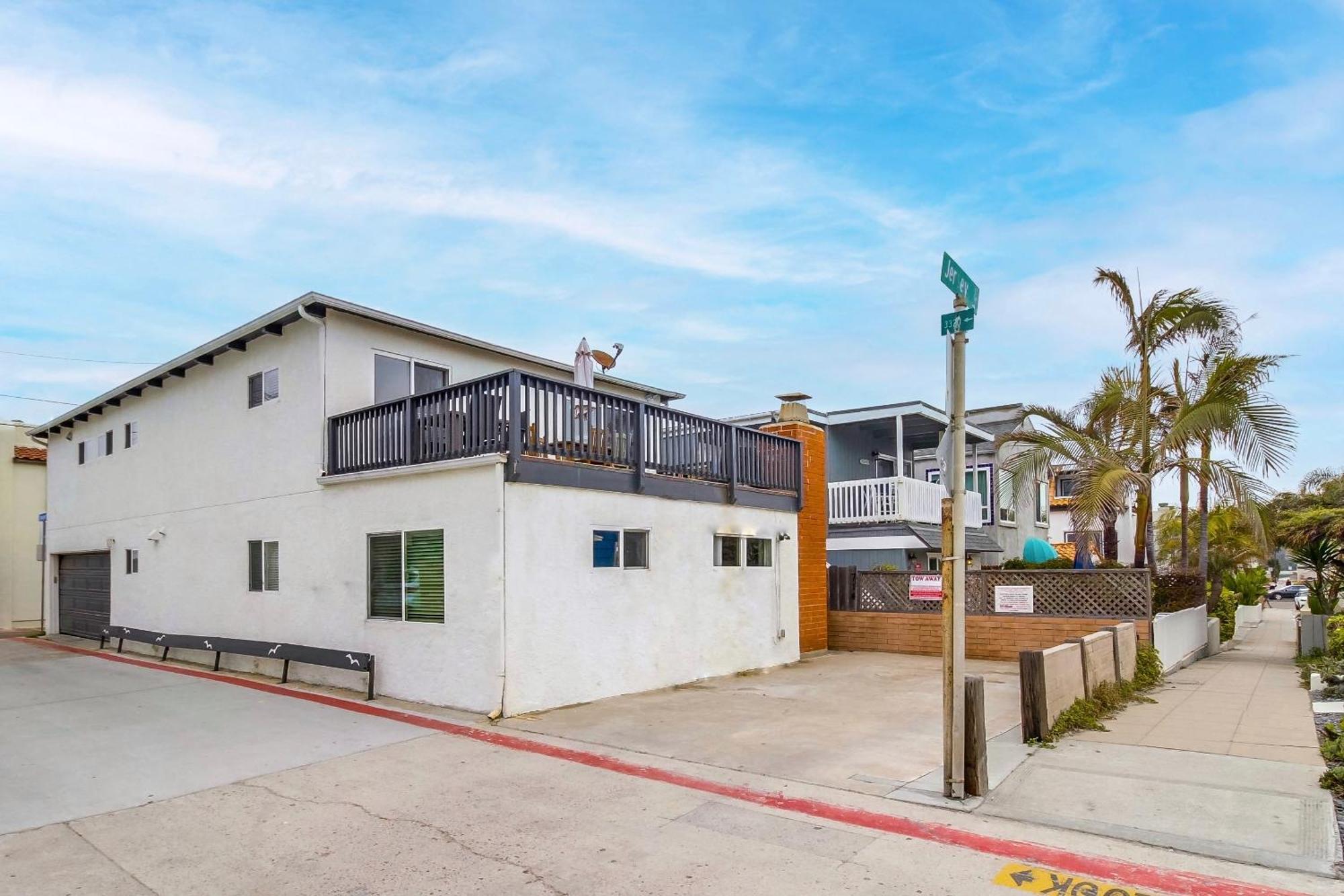 Oceancatcher - Newly Remodeled 3 Bedroom Retreat With Ocean View In The Heart Of Mission Beach, Sleeps 10 San Diego Exterior photo